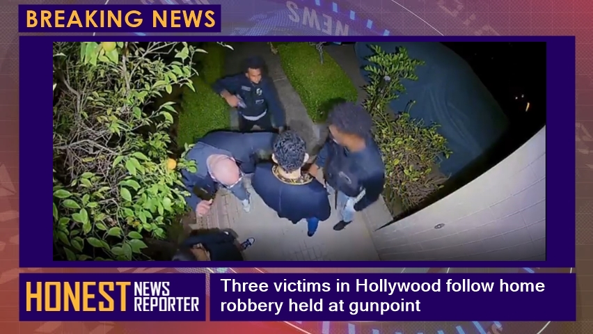 Three victims in Hollywood follow home robbery held at gunpoint