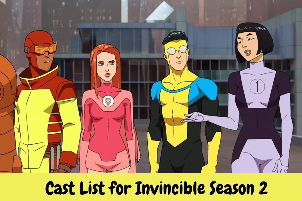 Cast List for Invincible Season 2